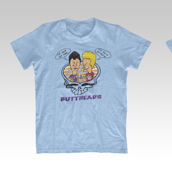 Grateful Dead Beavis and Butthead Shakedown Street T-shirt Fire Mountain NWT SS - Picture 3 of 4